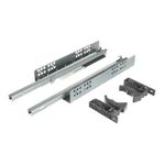 Riex NU04 Glisiere ascunse, extracție parțială, amortizare, 25 kg, 300 mm, reglaj 1D 1