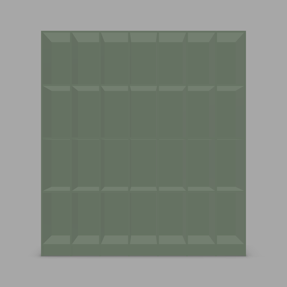 Bibliotecă pentru cărți configurabilă cu 7 coloane 3