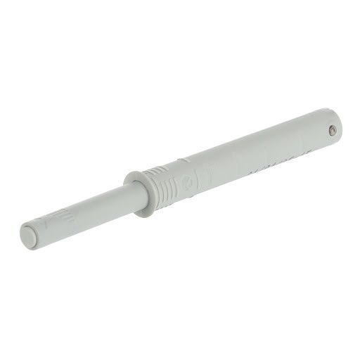 Italiana Ferramenta K Push pentru gaurire 10 mm, cu tampon, 37 mm, tare, gri