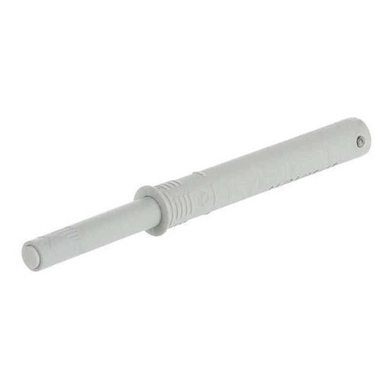 Italiana Ferramenta K Push pentru gaurire 10 mm, cu tampon, 37 mm, tare, gri