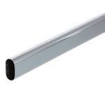 Riex VT24 Bară haine ovală, 30x15 mm, 0,7 mm, 3000 mm, crom 1