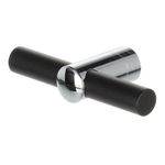 Citterio Giulio XH49 Buton, crom lustruit/ negru mat 1