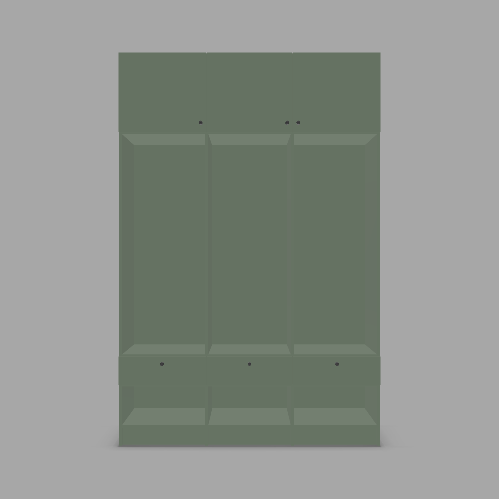 Mobilier Hol configurabil cu 3 sertare, zonă deschisă și depozitare haine 3