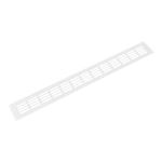 Riex GV44 Grilă de ventilație din aluminiu, 60x500 mm, albă 1