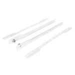 Riex VB63/VB66 Glisiere cu role pentru cosuri de dresing pentru pal de 16 mm 472 mm alb 1