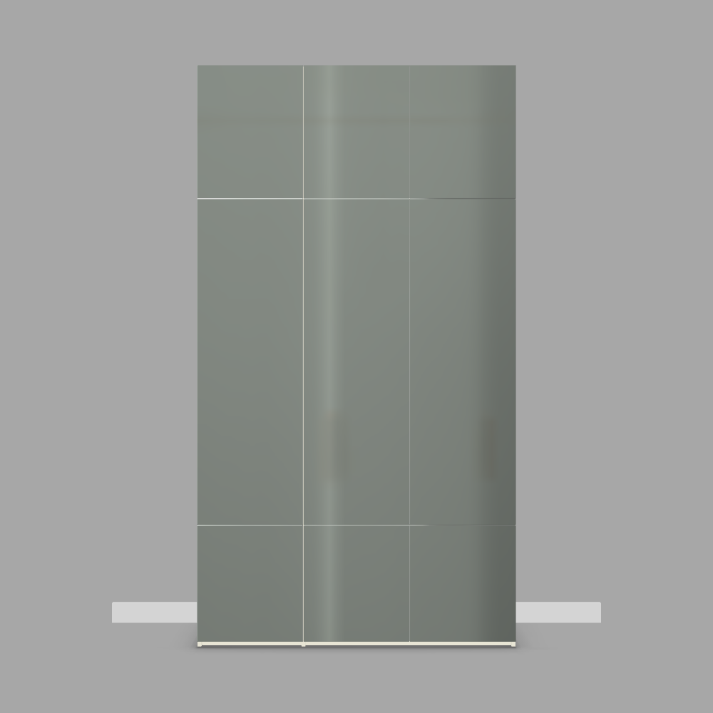 Smoked Mirrors Wardrobe 9 doors