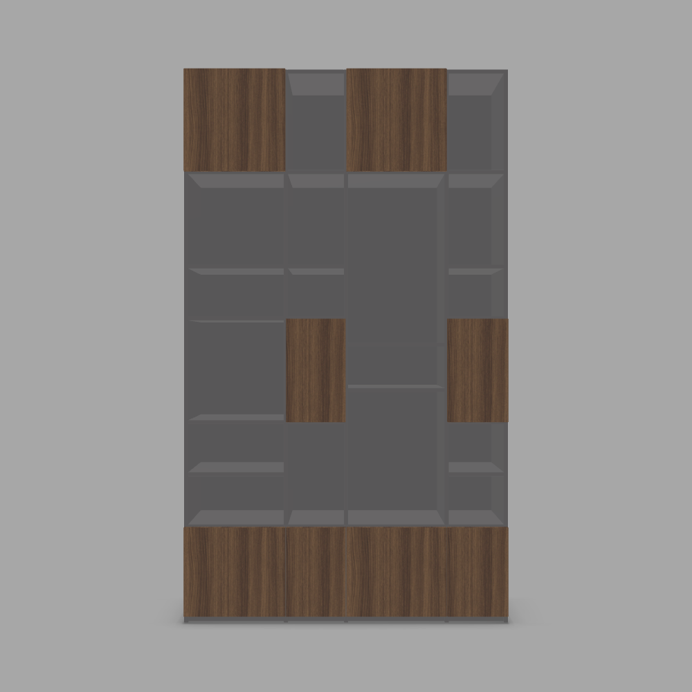 Rafturi depozitare carti sau bibliorafturi configurabil din laminat 3