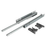 Riex NU04 Glisiere ascunse, extracție parțială, amortizare, 25 kg, 450 mm, reglaj 1D 1
