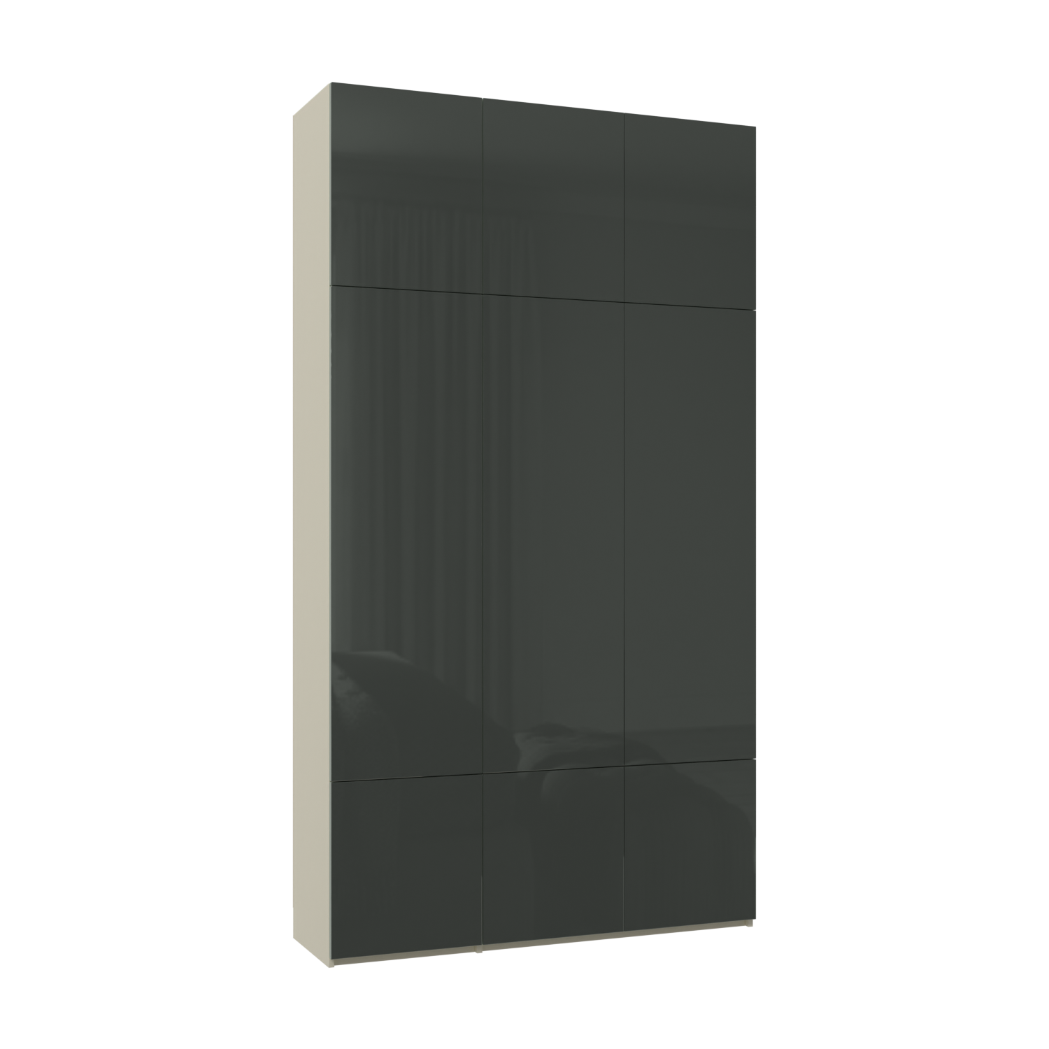 Smoked Mirrors Wardrobe 9 doors 2
