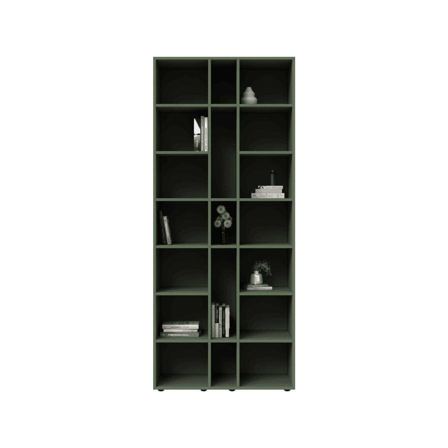 Bibliotecă pentru cărți configurabilă cu 3 coloane